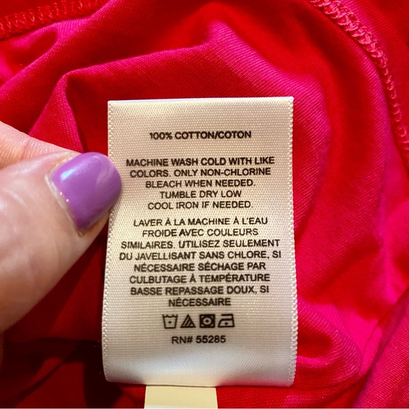 Express Twisted Dark Pink V-Neck Tank Top | S - Picture 5 of 5